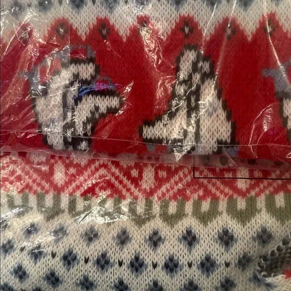 Anthropologie NWT Ski Fair-isle Winter Scarf Winter Icon GORGEOUS - Picture 2 of 6
